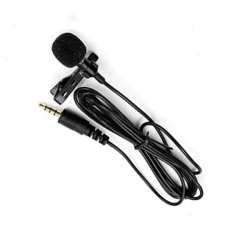 Microphone With Hands Free Clip-on MIC For Iphone Android Smartphone -black