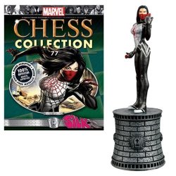 Marvel Silk White Bishop Chess Piece With Collector Magazine