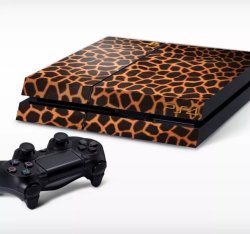 Giraffe Print Playstation 4 Skin