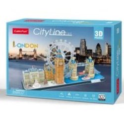 CubicFun Cubic Fun City Line London 107 Piece 3D Puzzle