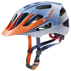 Uvex Quatro Blue-silver Orange Mountain Bike Cycling Helmet
