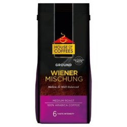 Wiener Mischung Medium Light Roast Ground Filter Coffee 250G