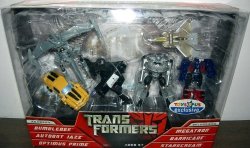 Transformers Movies Legends Battle For The Allspark Toys R Us Exclusive 6 Pack With Bumblebee Autobot Jazz Optimus Prime Megatron Barricade And Starscream