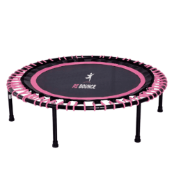 Round Fitness Rebounder And Trampoline - Azalea Pink