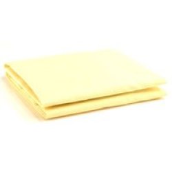 - Large Cotton Fitted Sheet Lemon