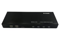 D-Link 4-PORT Kvm Switch With HDMI And USB Ports