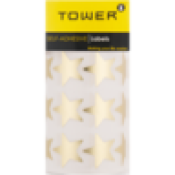 Gold Self Adhesive Star Stickers 700 Piece