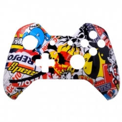 Xbox One Controller Front Faceplate Art Series Sticker Bomb High Gloss Finish