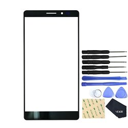 Vekir Outer Glass Screen Replacement For Huawei Ascend MATE8 Mate 8 Black