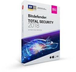 BitDefender Total Security 2018 - 3 USER 1 Year