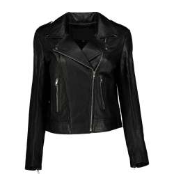 Women's Siciliana Leather Biker Jacket - 2XL