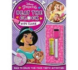 Disney Princess: Beat The Clock Wipe Clean Paperback