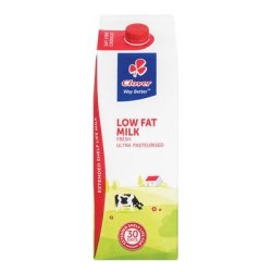 Clover Low Fat Ultra Pasturised Milk 2L
