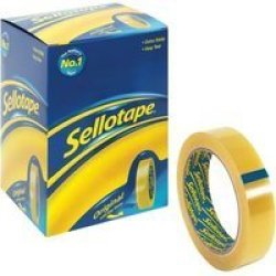 Clear Tape - Large Core 24MM X 66M 6 Pack