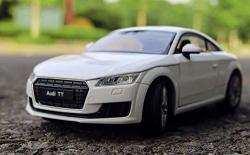 Longan Advanced Alloy Car Toy Audi Model Metal Toy Cars High Simulation Scale 1:24 |color White