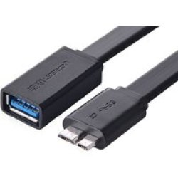 UGreen 20CM Micro USB 3.0 Otg Cable For Samsung Galaxy Note 3 - Black