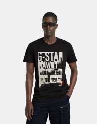 G-star Raw Underground Graphics Black T-Shirt - XXL Black