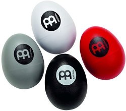Meinl Percussion Es-set Cajon Player's Four Piece Multi-colored Egg Shaker Set With Different Volumes Video