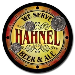 Zuwee Brand Beer & Ale Coaster Set Personalized With The Hahnel Family Name
