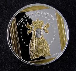 Palau 2 Dollars 2011 Our Lady Of Lichen 1 2 Oz Silver