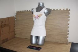 Galactic Harley Davidson Cotton White Tank Top Size Not Shown Seems Medium Traders