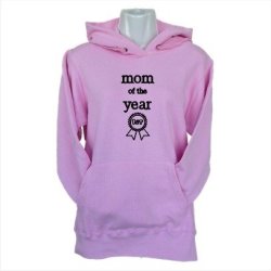 Mom Of The Year Women's Hoodies - Light Pink Large