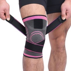 AOLIKES Professional Protective Knee Brace For All Sports Pink