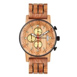 Men's Premium Wooden Olive Watch E14