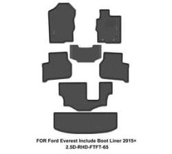 Everest 2015+ Black + Boot Liner Car Mat