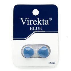 Virekta Blue - 40 Packets Of 2 Tablets Each - Single Twin Pack
