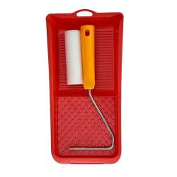 Paint Roller MINI Set With Tray Sponge 100MM