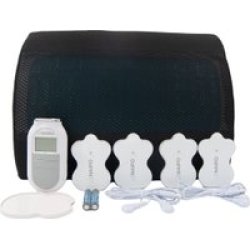 Naipo Pulse Massager & Memory Foam Lower Back Cushion With Cooling Gel