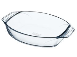 Pyrex Optimum Glass Oval Roaster Dish 4L - 39cm
