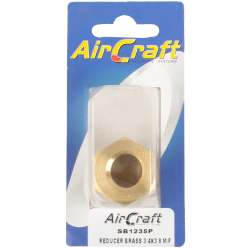 AirCraft Reducer Brass 3 4X3 8 M f Conical 1PC Pack