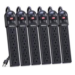 CyberPower CSB604 Essential Surge Protector 900J 125V 6 Outlets 4FT Power Cord
