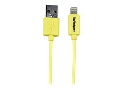 Startech.com 3-FEET 8-PIN Lightning To USB Charge Sync Cable For Iphone 5C Yellow USBLT1MYL