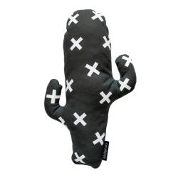 Pulpy Black Cactus Plush Pillow For Babies By Kideroo