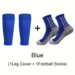 2 Pairs Of Anti-slip Silicone Sole Football Socks Sports Leg Protectors High Quality Soft And Breathable Terry Sole Sports Socks For Running Cycling Hiking And Football