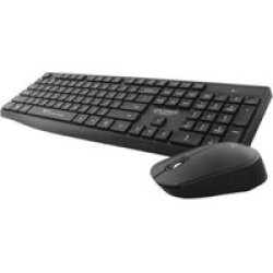 Xplorer Air 6600 Wireless Keyboard And Mouse Combo - Black