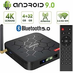 Sawpy A95XF2R Android 9.0 tv Box 2GB ram RK3318 16GB ROM 4K 2.4GHz/&5GHz Dual WiFi Bluetooth 4.2 Smart TV Box 64bit Quad-core Cortex-A53