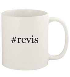 Revis - 11OZ Hashtag Ceramic White Coffee Mug Cup White