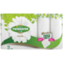 Twice The Nice Twin Ply Toilet Rolls 15 Pack