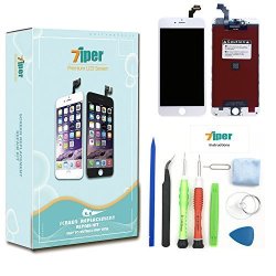 7IPER Screen Replacement For Iphone 6 Plus 5.5 Inch - Lcd Display Touch Screen Digitizer Frame Replacement Full Assembly With Tempered Glass Repair Tools