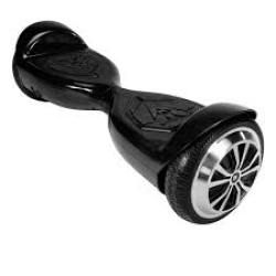 CoLor BLACK Hoverboard With Bluetooth & LED Lights With Or Without Handle