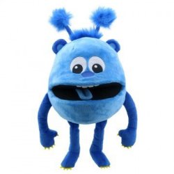 The Puppet Company Baby Monsters Blue Monster Hand Puppet