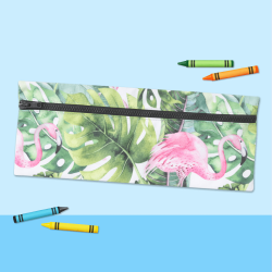 Pencil Bag - Tropical Flamingo