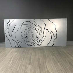Rose Wall Art Screen