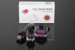 3 In 1 Dermaroller For Body Face And Eyes For Cellulite Anti-aging Acne Removal And Stretch Marks