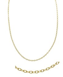 Art Jewellers 9CT 925 Gold Fusion Ladies Fancy Necklace - GSFR-060-50CM