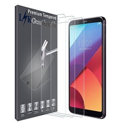 3 Pack LG G6 Screen Protector Lk Tempered Glass With Lifetime Replacement Warranty